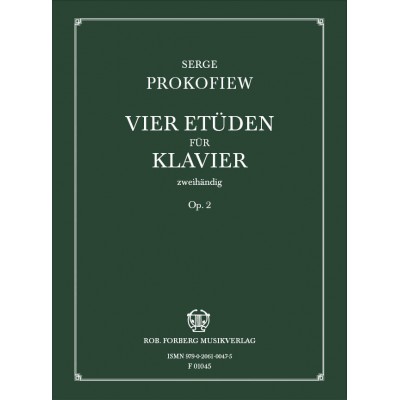 Vier Etüden, op. 2
