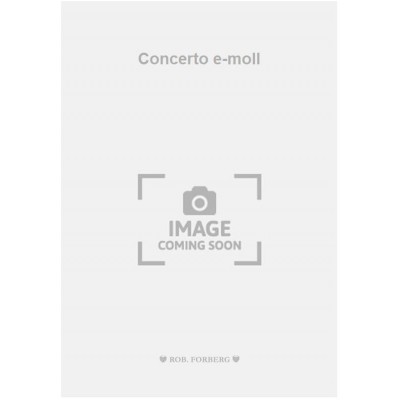 FORBERG Concerto e-moll