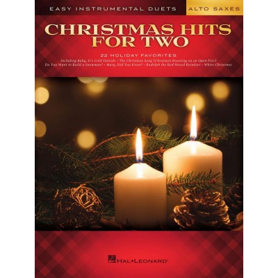 HAL LEONARD Christmas Hits for Two Alto Saxes