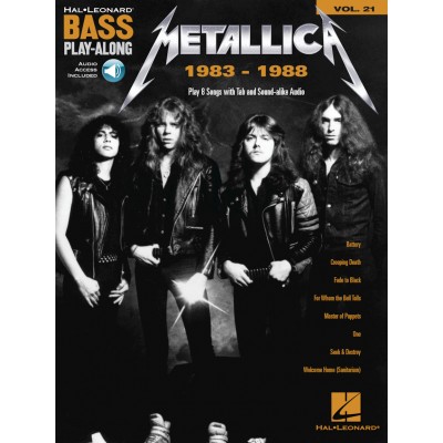 HAL LEONARD Metallica: 1983-1988