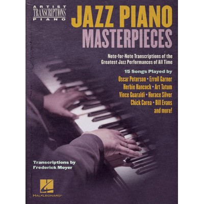 HAL LEONARD Jazz Piano Masterpieces - Note-for-Note Transcript
