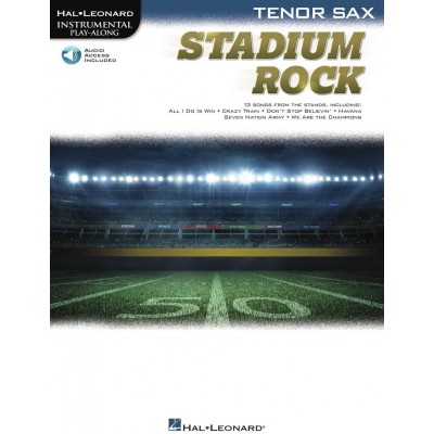 HAL LEONARD Stadium Rock for Tenor Sax