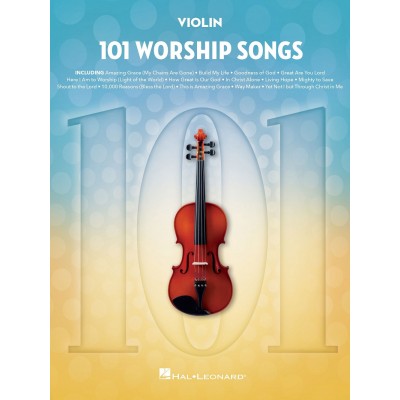 HAL LEONARD 101 Worship Songs for Violin