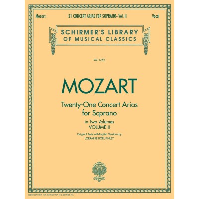 21 Concert Arias for Soprano - Volume II