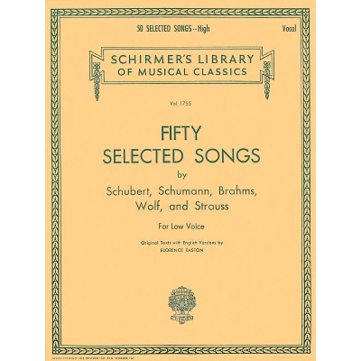 SCHIRMER 50 Selected Songs