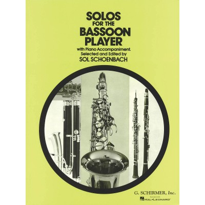 SCHIRMER Solos for the Bassoon Player
