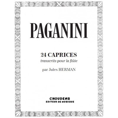 CHOUDENS 24 Caprices For Solo Flute