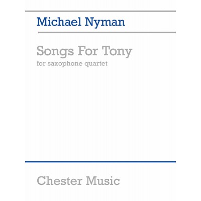 CHESTER MUSIC Songs For Tony