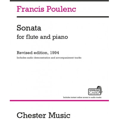 CHESTER MUSIC Sonata For Flute And Piano