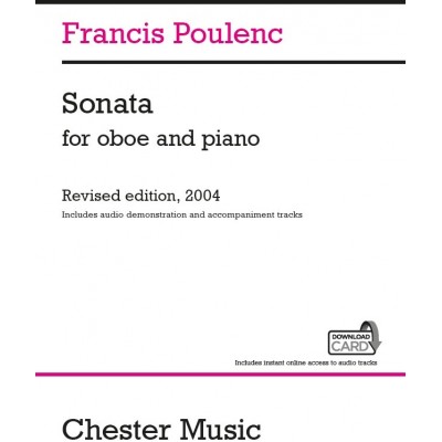 CHESTER MUSIC Sonata for Oboe and Piano