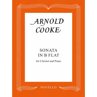NOVELLO Sonata In B Flat For Clarinet And Piano