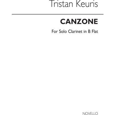 NOVELLO Canzone For Clarinet Solo