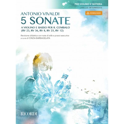 5 Sonate a violino e basso per il cembalo