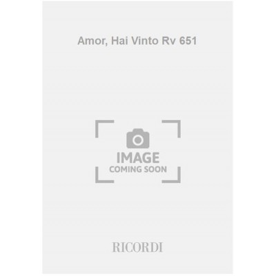 RICORDI Amor, Hai Vinto Rv 651
