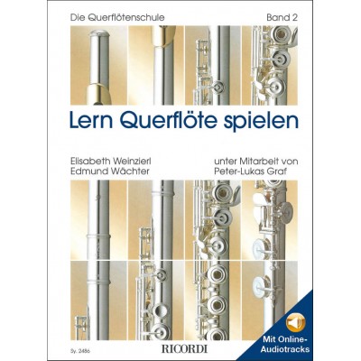 Lern Querflöte spielen Band 2 mit Online-Audiotrac