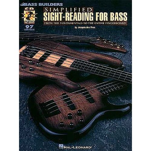HAL LEONARD DES PRES JOSQUIN - SIMPLIFIED SIGHT-READING FOR BASS - BASS GUITAR