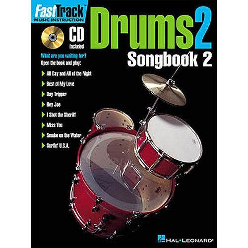 FAST TRACK DRUMS 2 SONGBOOK TWO + CD - DRUMS