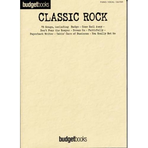 BUDGETBOOKS CLASSIC ROCK - PVG