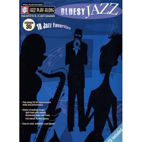 JAZZ PLAY ALONG VOL.35 - BLUESY JAZZ + CD - Bb, Eb, C INSTRUMENTS