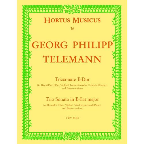  Telemann G.p. - Triosonate B-dur Twv 42:b4