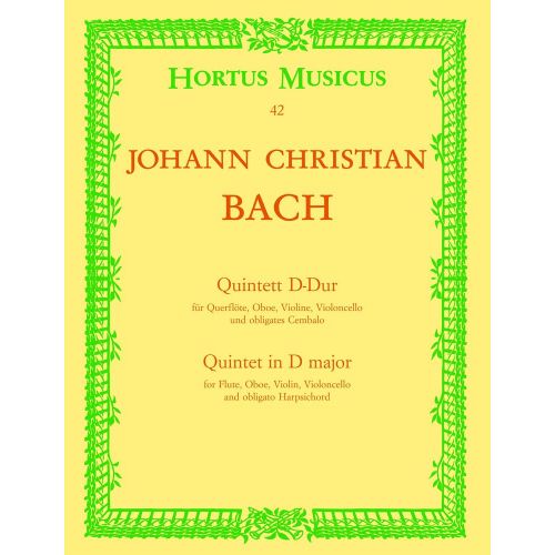  Bach J.c. - Quintett D-dur - Conducteur