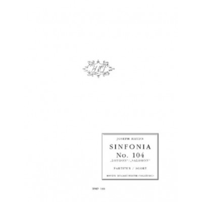 UNIVERSAL EDITION HAYDN J. - SINFONIA N° 104 D-DUR - CONDUCTEUR 
