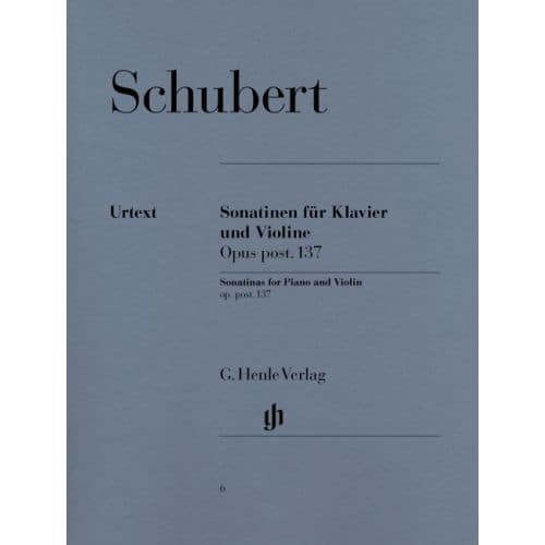  Schubert F. - Sonatinas  For Piano And Violin Op. Post. 137
