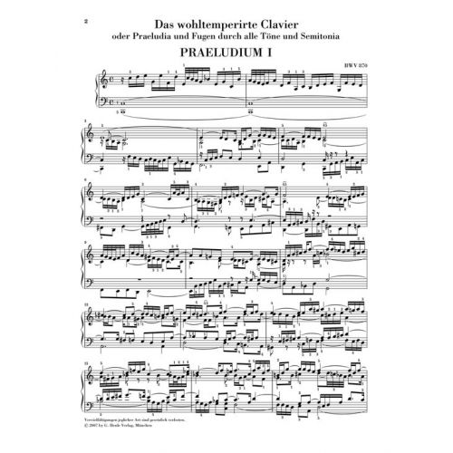 Bach Clavier Bien Tempéré Meilleure Interprétation HENLE VERLAG BACH J.S. - LE CLAVIER BIEN TEMPERE VOL.2 - Woodbrass.com