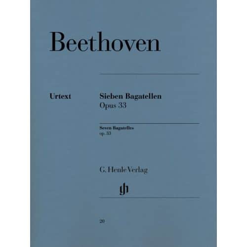  Beethoven L.v. - 7 Bagatelles Op. 33