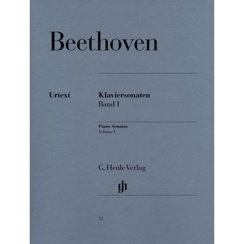 HENLE VERLAG BEETHOVEN L.V. - PIANO SONATAS, VOLUME I