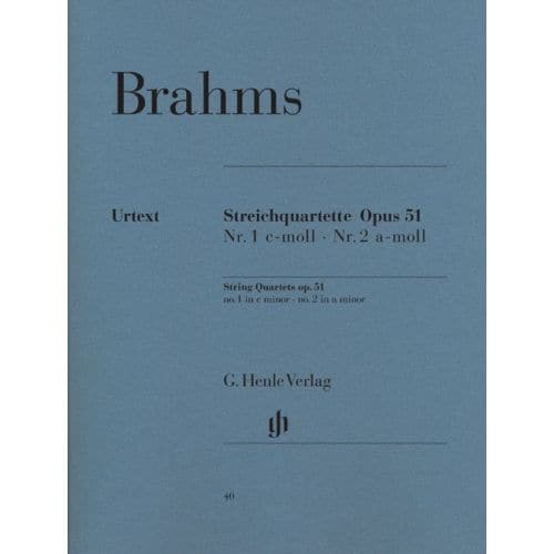  Brahms J. - String Quartets In C Minor And A Minor Op. 51