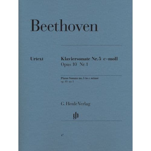 BEETHOVEN L.V. - PIANO SONATA NO. 5 C MINOR OP. 10,1 - PIANO