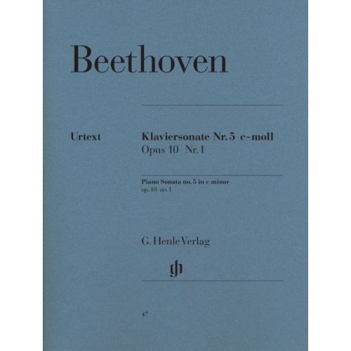 BEETHOVEN L.V. - PIANO SONATA NO. 5 C MINOR OP. 10,1