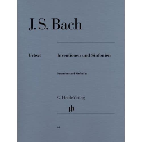 HENLE VERLAG BACH J.S. - INVENTIONS AND SINFONIAS BWV 772-801