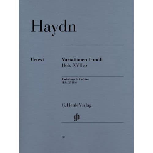 HAYDN J. - VARIATIONS F MINOR HOB. XVII:6