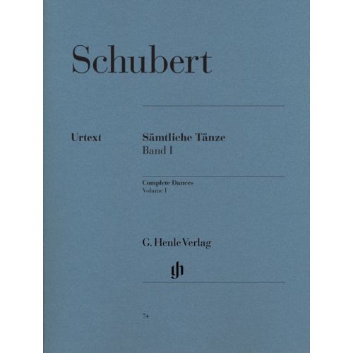 HENLE VERLAG SCHUBERT F. - COMPLETE DANCES, VOLUME I