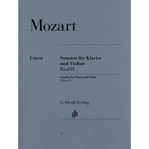 HENLE VERLAG MOZART W.A. - SONATAS FOR PIANO AND VIOLIN, VOLUME II