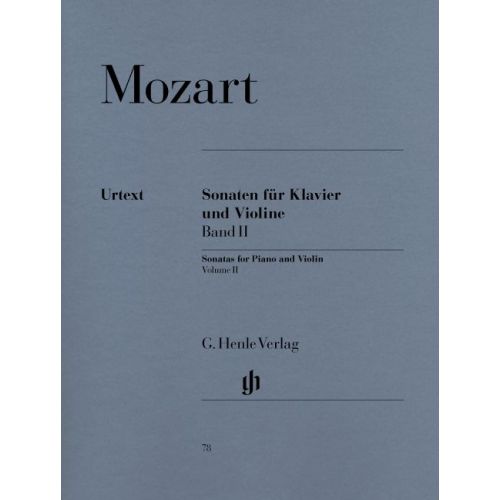 MOZART W.A. - SONATAS FOR PIANO AND VIOLIN, VOLUME II