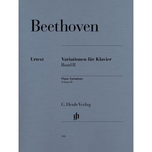 BEETHOVEN L.V. - VARIATIONS FOR PIANO, VOLUME II