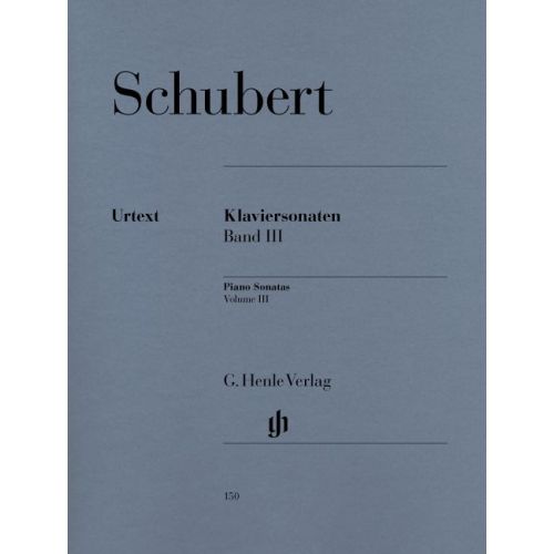 SCHUBERT F. - PIANO SONATAS, VOLUME III (EARLY AND UNFINISHED SONATAS)
