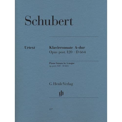 SCHUBERT F. - PIANO SONATA A MAJOR, OP. POST. 120 D 664 - PIANO