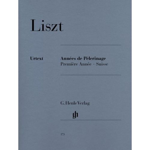 LISZT F. - ANNEES DE PELERINAGE, PREMIERE ANNEE - SUISSE