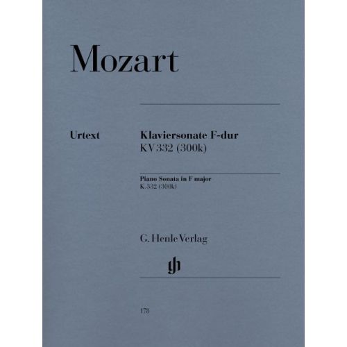 MOZART W.A. - PIANO SONATA F MAJOR K. 332 (300K)
