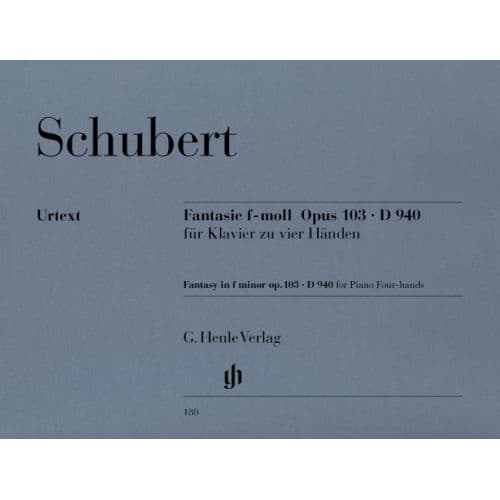 SCHUBERT F. - FANTASY F MINOR OP. 103 D 940