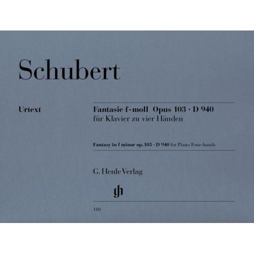 Schubert F. - Fantasy F Minor Op. 103 D 940