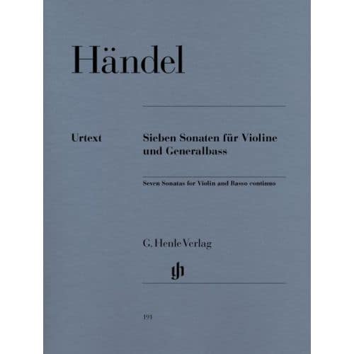 HAENDEL G.H. - 7 SONATAS FOR VIOLINE AND BASSO CONTINUO