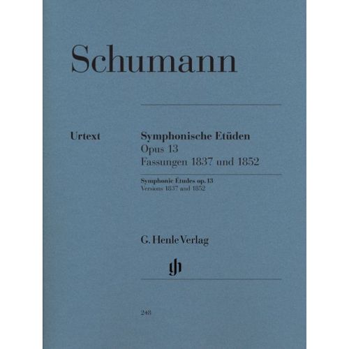 SCHUMANN R. - SYMPHONIC ETUDES OP. 13 (EARLY AND LATE VERSIONS AND 5 POSTHUMOUS VERSIONS)