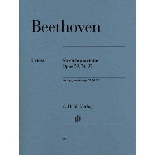 BEETHOVEN L.V. - STRING QUARTETS OP. 59, 74, 95