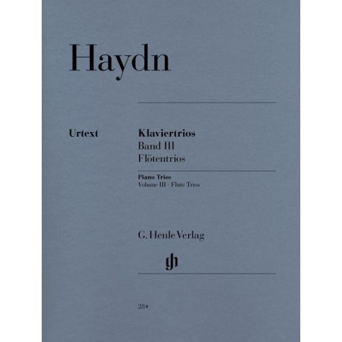 HAYDN J. - PIANO TRIOS, VOLUME III (FOR PIANO, FLUTE (OR VIOLIN) AND VIOLONCELLO)