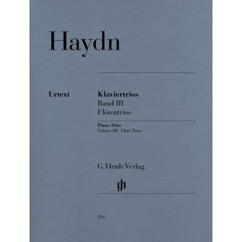 HAYDN J. - PIANO TRIOS, VOLUME III (FOR PIANO, FLUTE (OR VIOLIN) AND VIOLONCELLO)